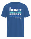2026 REPEAT tee (Blue t-shirt w History print)